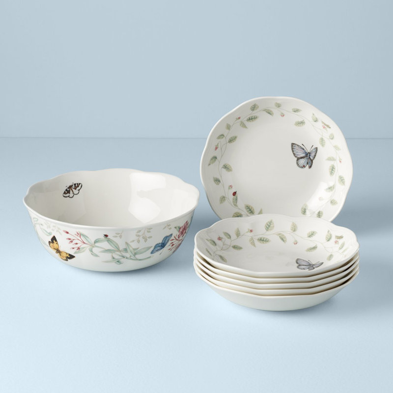 Lenox Butterfly Meadow 7-Piece Bowl Set | Wayfair